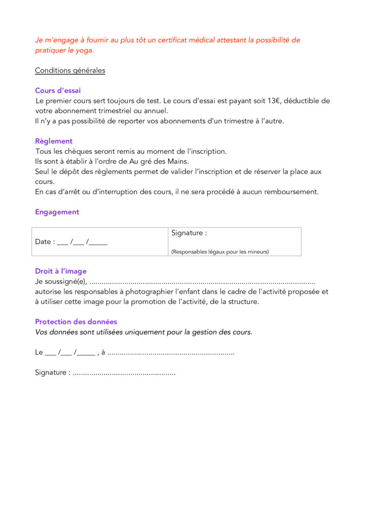 Inscription yoga enfant 2